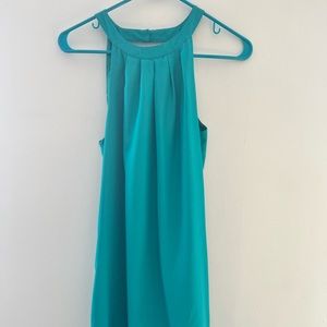 J. Crew Dress, Midi, Teal, size 2